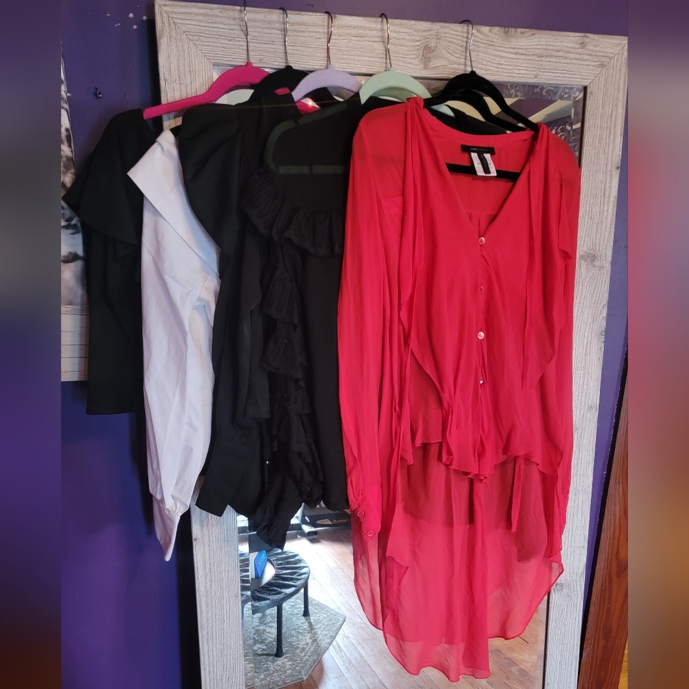 New & like new BCBG, Revolve, asos blouses etc...